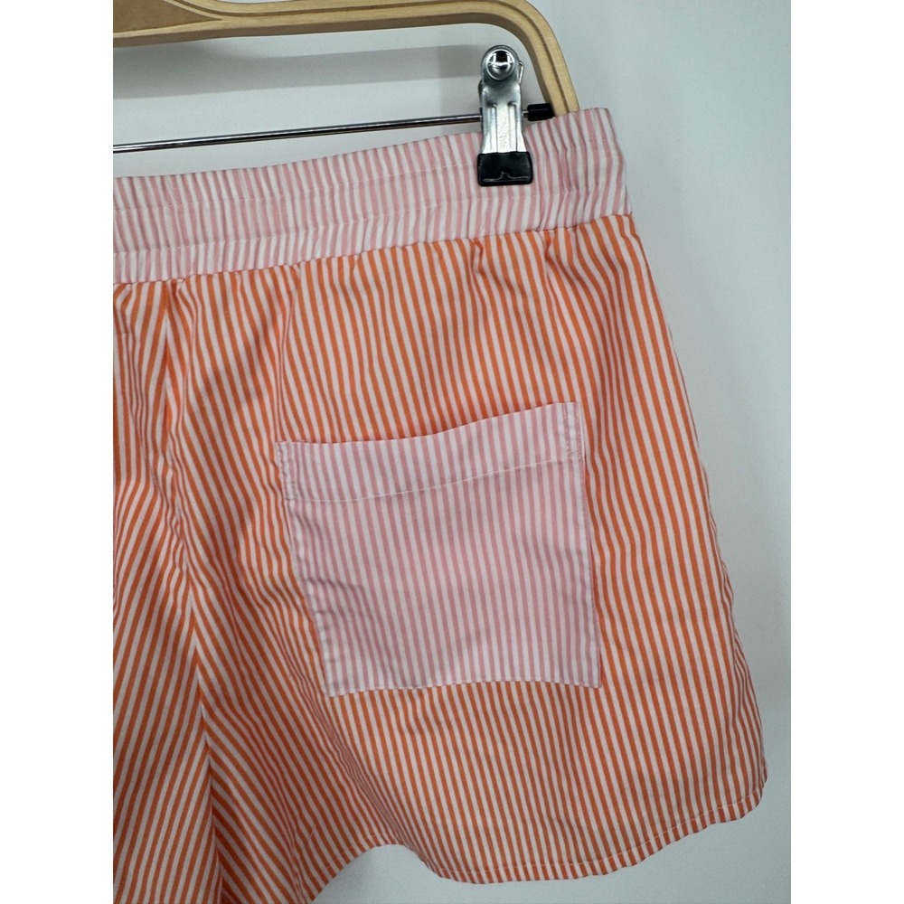 NWT Peepermayo Shorts Women's 4 Red White Striped 100% Cotton Drawstring Classic - Picture 3 of 12